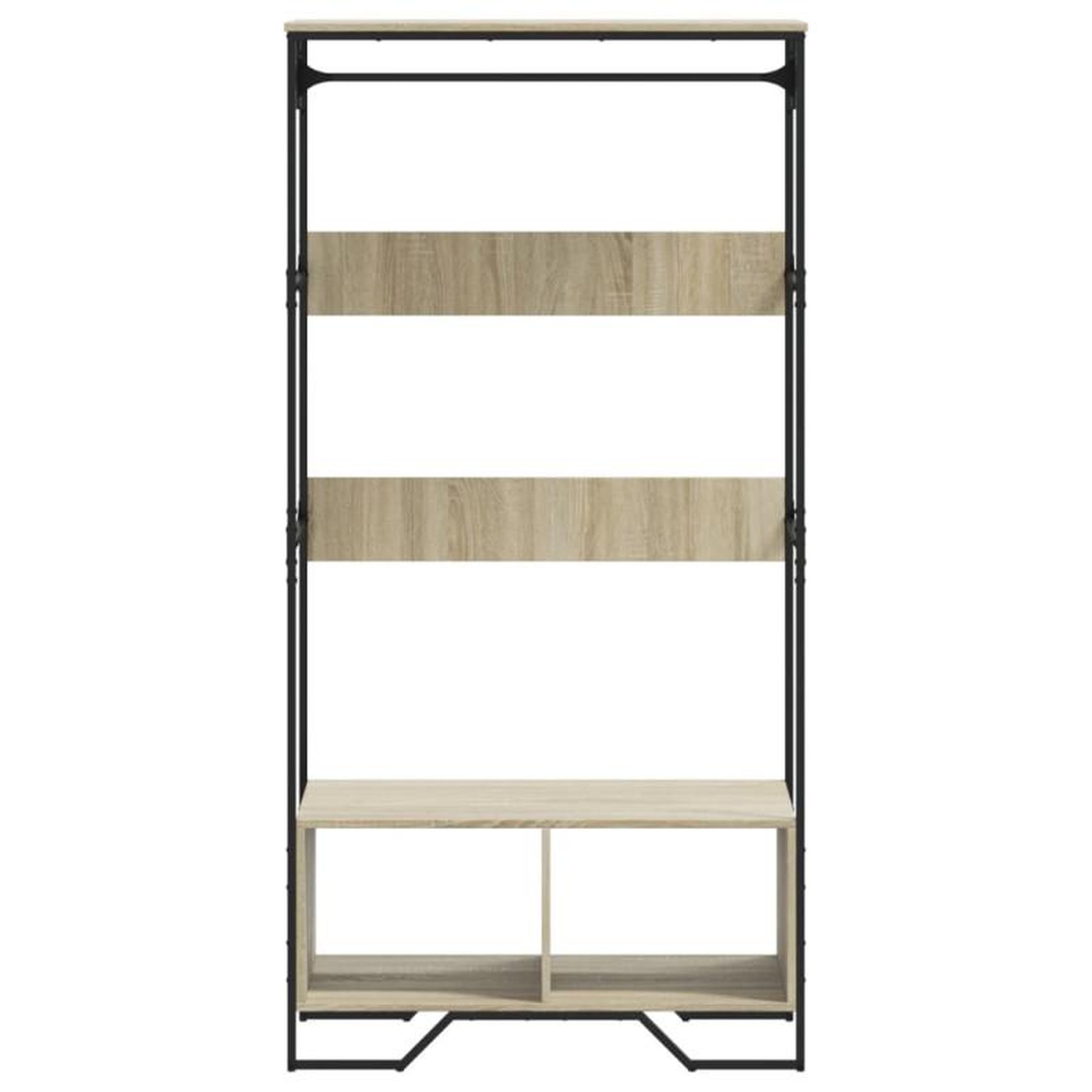 Voir la diapositive 4 : VIDAXL Armoire chêne sonoma 90x50x180 cm bois d ingénierie