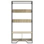 Voir la diapositive 4 : VIDAXL Armoire chêne sonoma 90x50x180 cm bois d ingénierie