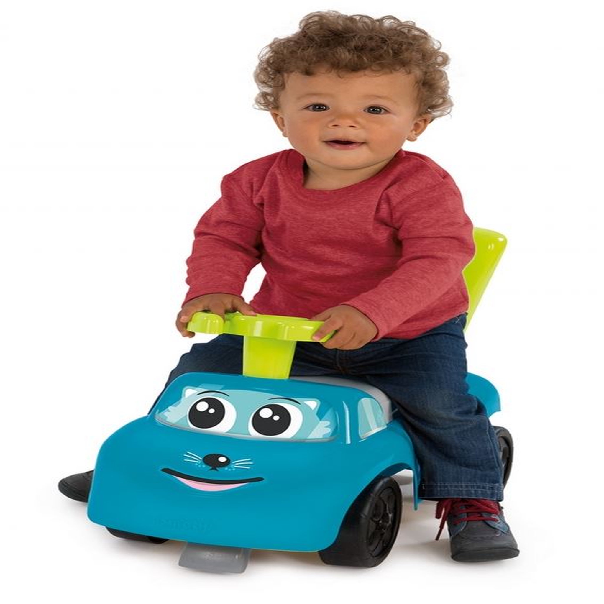 Voir la diapositive 3 : SMOBY Porteur auto - bleu
