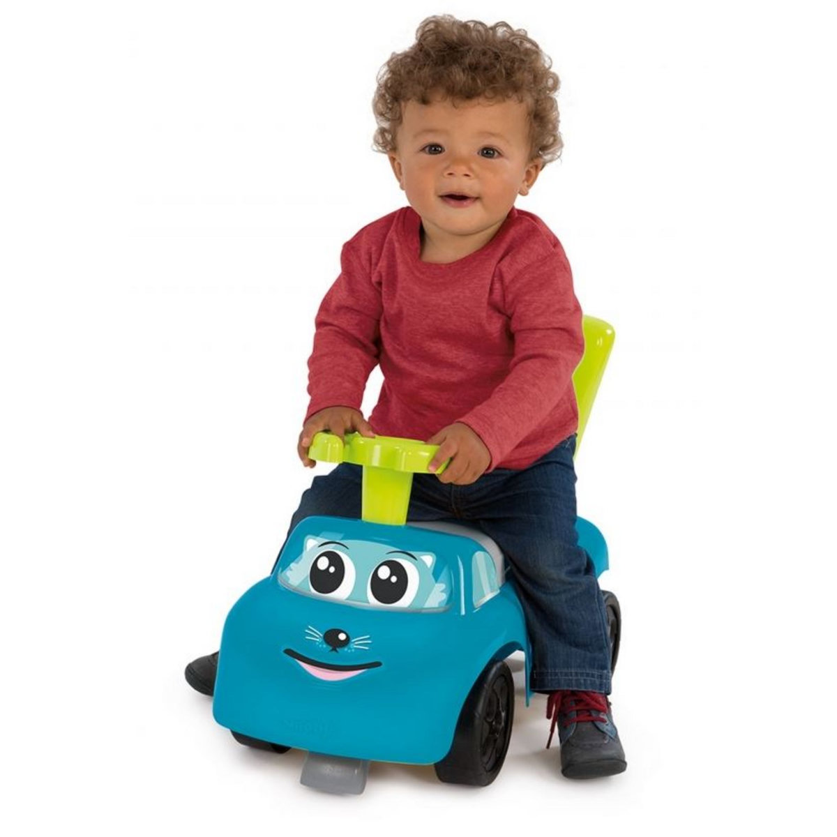 SMOBY Porteur auto - bleu