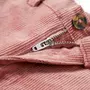 VIDAXL Pantalons pour enfants velours cotele rose ancien 128