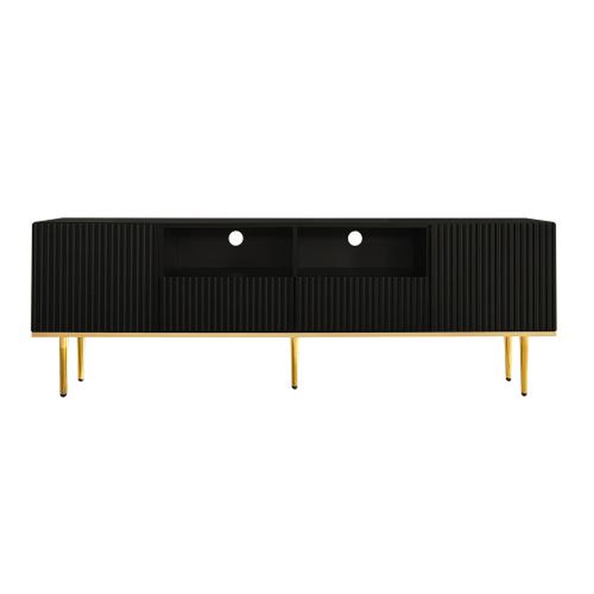 MERAX Meuble tv. Coloris disponibles : Blanc, Noir