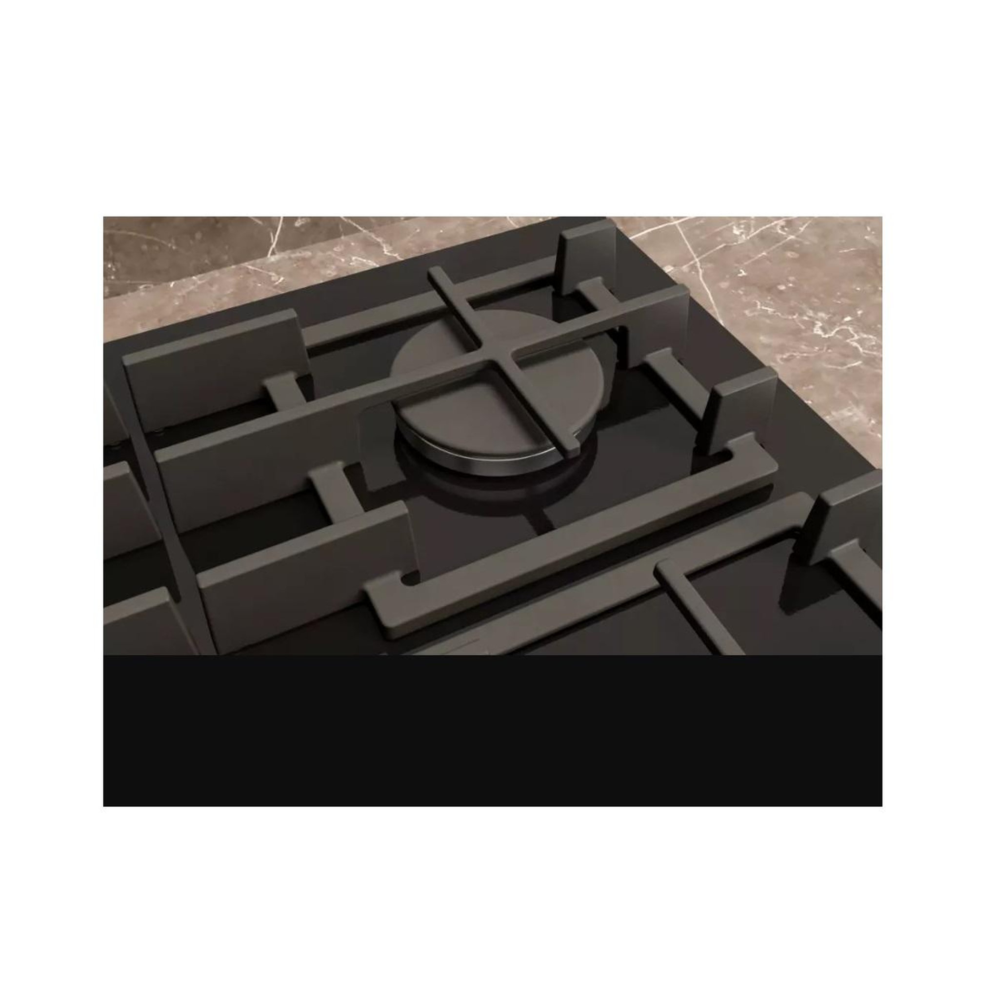 Voir la diapositive 4 : Siemens Plaque de cuisson gaz 60cm 4 feux 8000w noir - ep6a6pi40