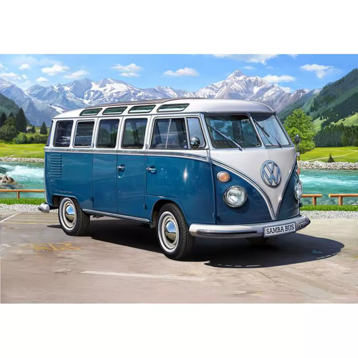 Revell Maquette véhicule : Volkswagen T1 Samba Bus