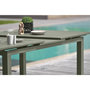 Voir la diapositive 2 : DCB GARDEN Table de jardin rectangulaire - 10/12 places - Aluminium - Kaki - MIAMI
