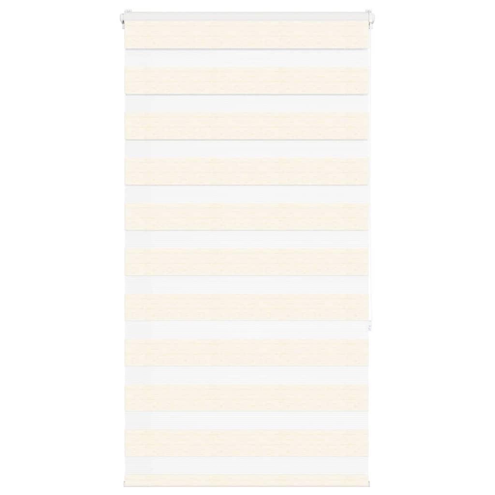 VIDAXL Store zebre beige marbre largeur du tissu 75,9 cm polyester
