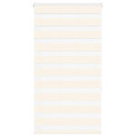 VIDAXL Store zebre beige marbre largeur du tissu 75,9 cm polyester