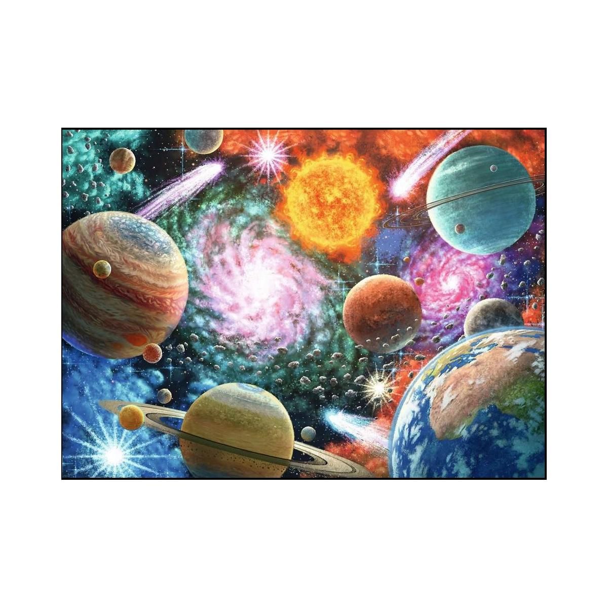 RAVENSBURGER Puzzle Étoiles et planètes - 100 pièces XXL