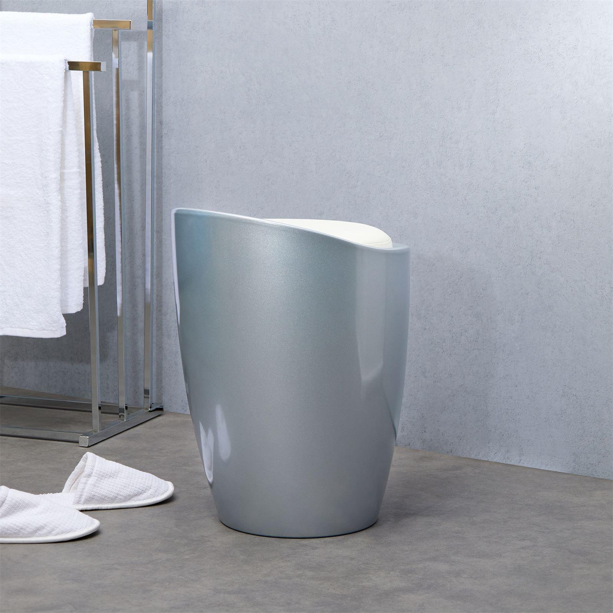 Voir la diapositive 5 : IDIMEX Tabouret coffre de rangement daniel