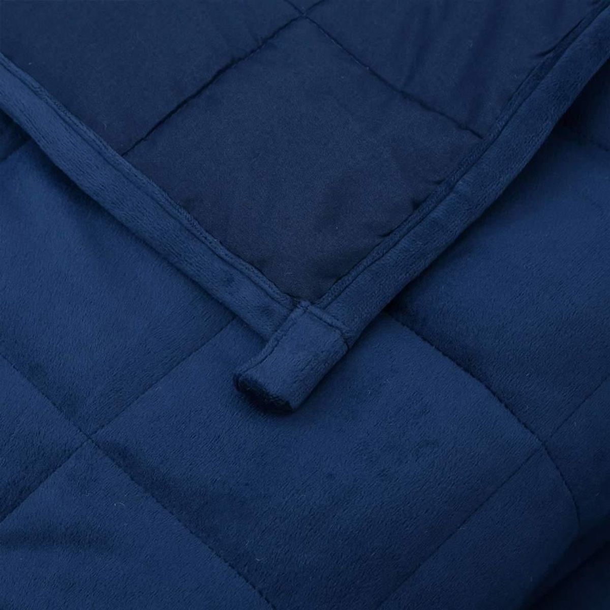 VIDAXL Couverture lestee Bleu 150x200 cm 7 kg Tissu