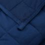 Voir la diapositive 5 : VIDAXL Couverture lestee Bleu 150x200 cm 7 kg Tissu