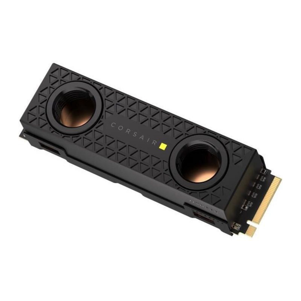 Corsair Disque SSD M.2 - CORSAIR - MP700 PRO SE Hydro X Series - TLC NAND - Waterblock préinstallé - DirectStorage - 14 000 Mo/s