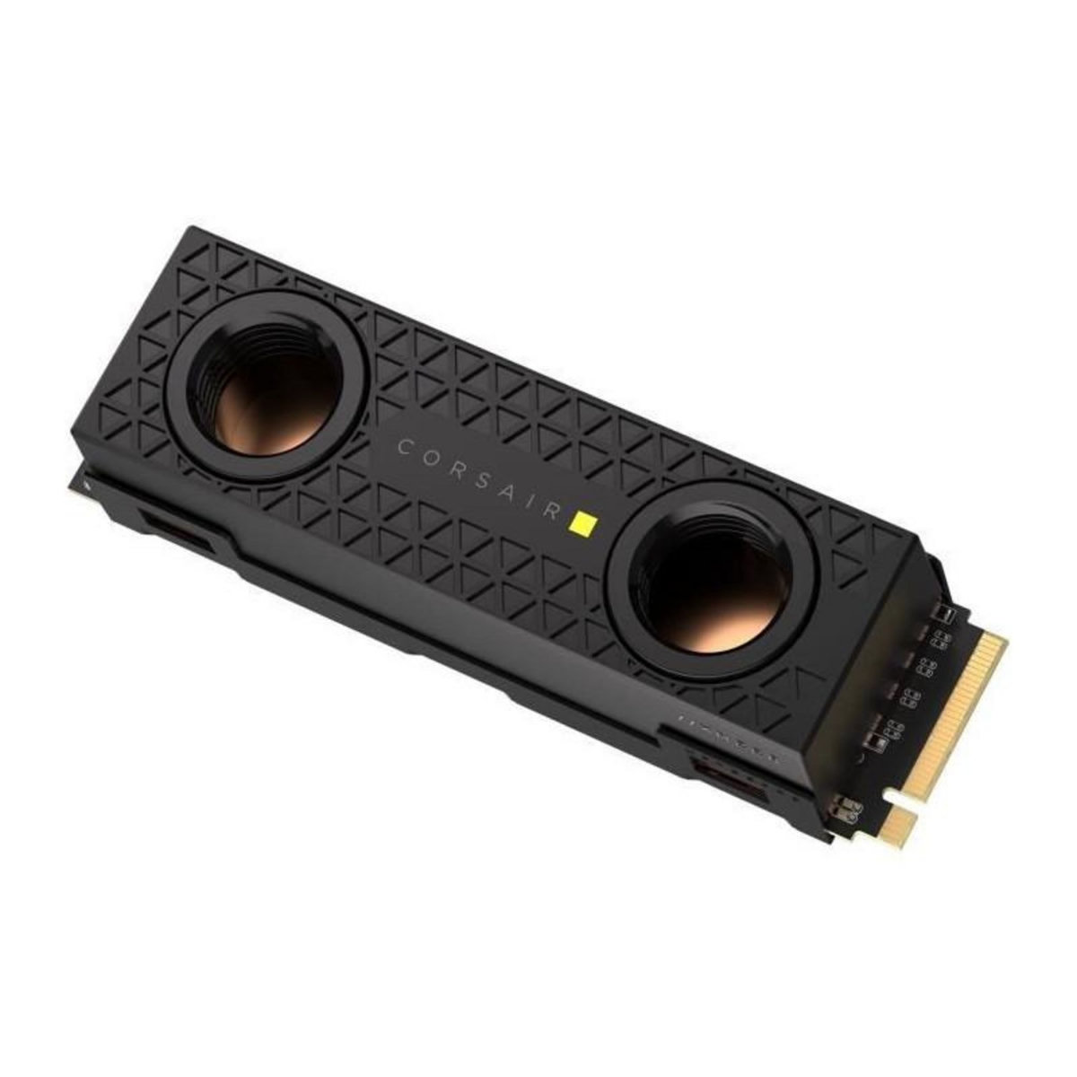 Corsair Disque SSD M.2 - CORSAIR - MP700 PRO SE Hydro X Series - TLC NAND - Waterblock préinstallé - DirectStorage - 14 000 Mo/s