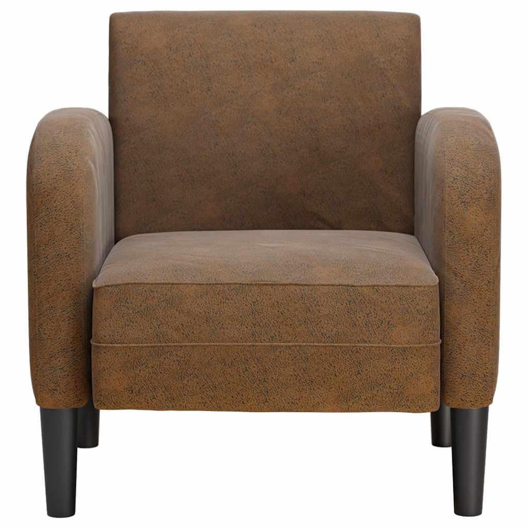 Voir la diapositive 3 : VIDAXL Chaise de canape avec accoudoirs marron 54 cm similicuir