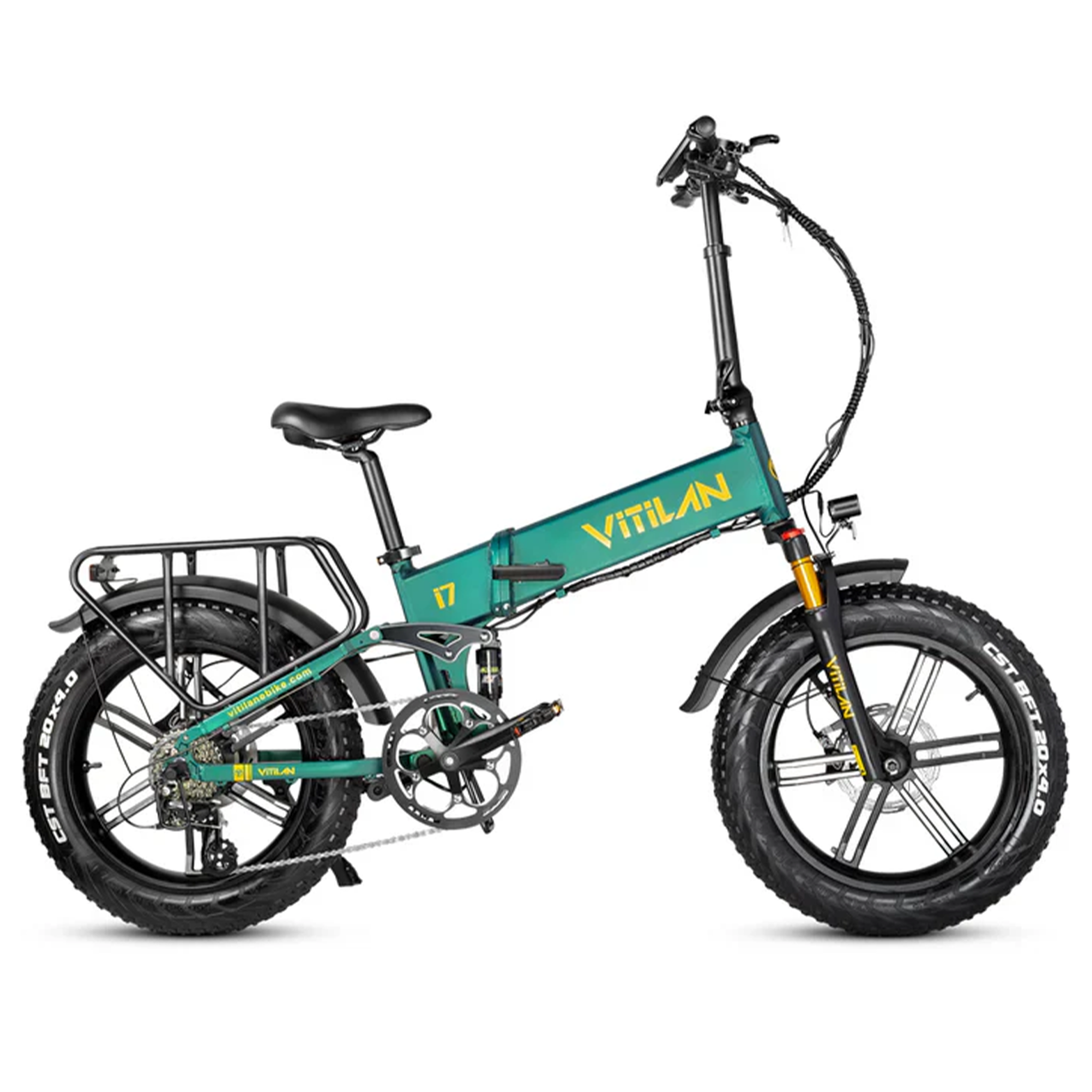 Voir la diapositive 2 : VITILAN Vélo électrique tout terrain VITILAN i7 Pro 3.0 avec gros pneus 20 × 4"
