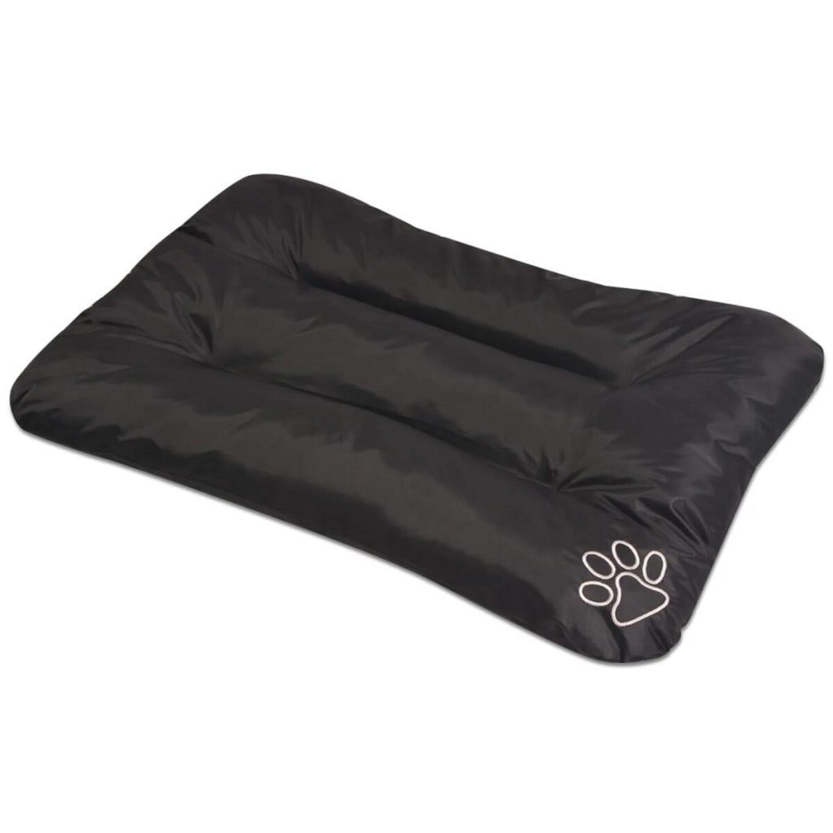 VIDAXL Matelas pour chiens Taille XL Noir