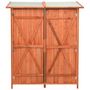 Voir la diapositive 3 : VIDAXL Abri a outils de jardin 136x75x160 cm Bois de sapin massif