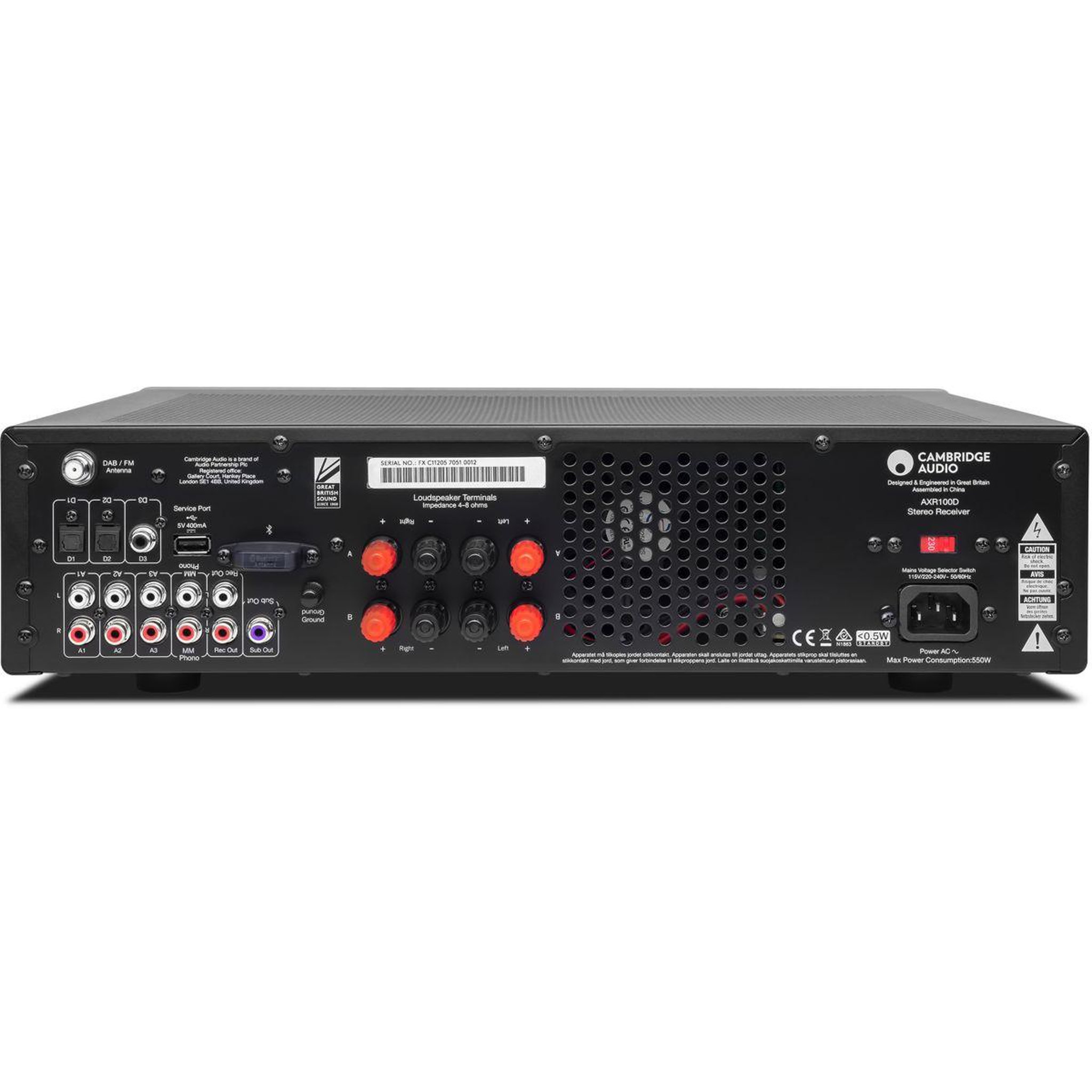 Voir la diapositive 4 : CAMBRIDGE AUDIO Amplificateur HiFi AXR100D