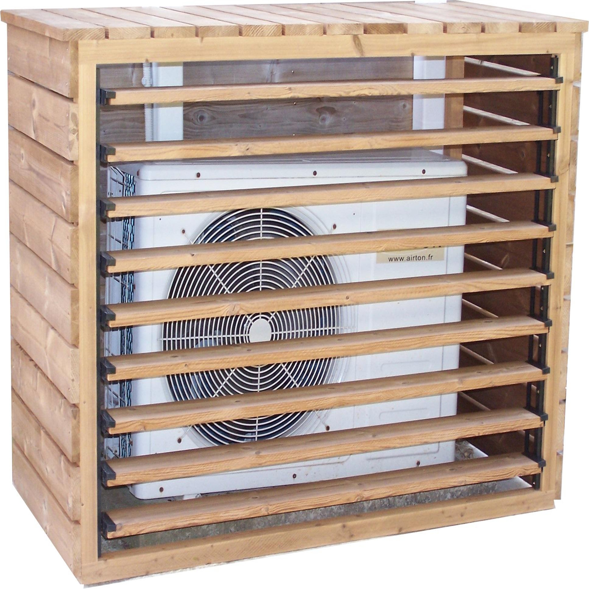 Habrita Cache pour climatiseur et pompe à chaleur - 1-32x0-58x-47m