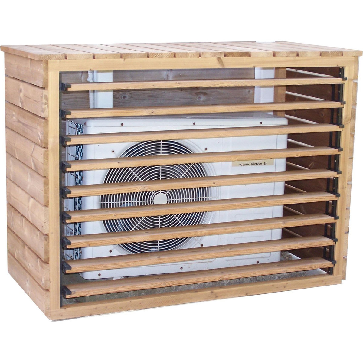 Habrita Cache pour climatiseur et pompe à chaleur - 1-32x0-58x-47m