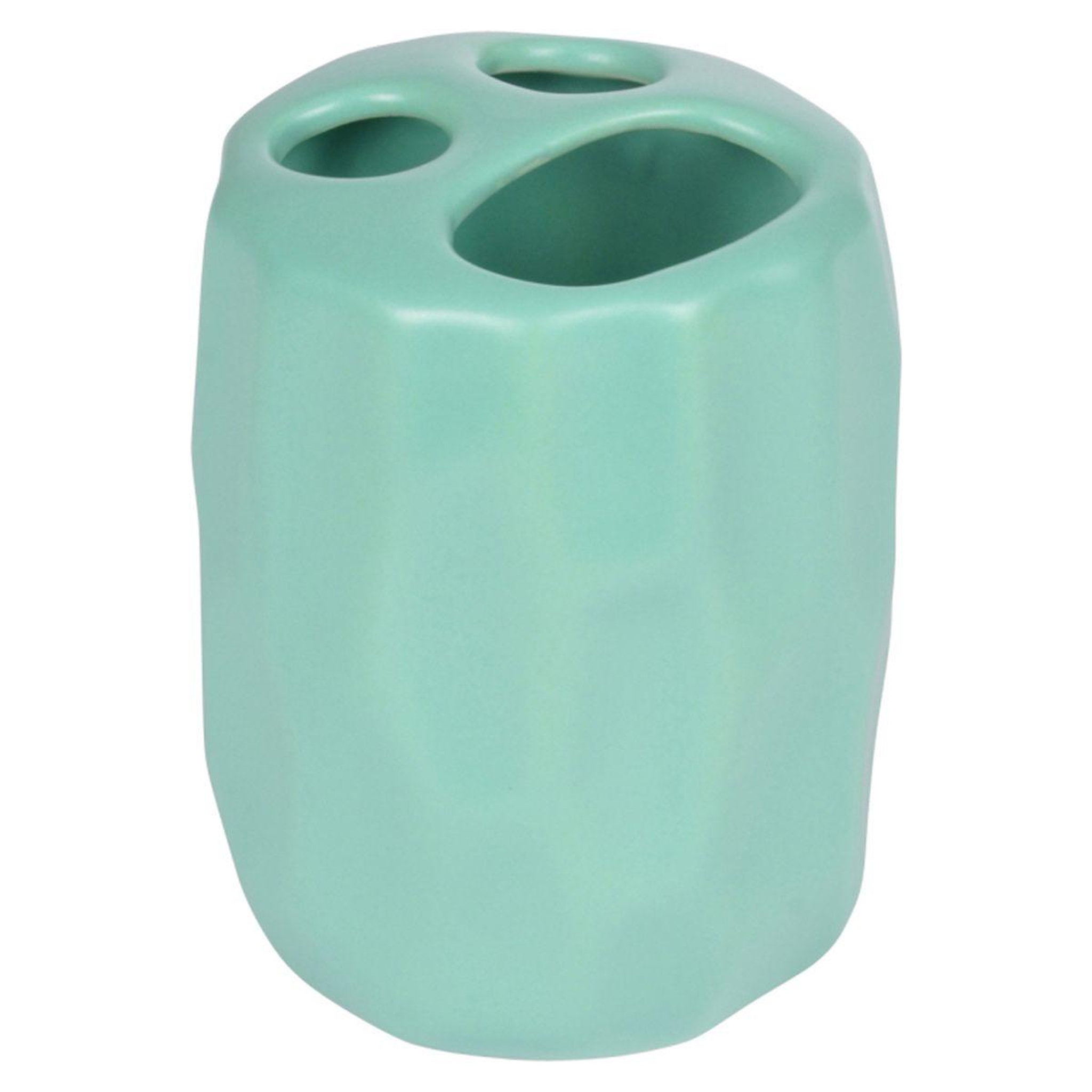 Douceur d'Intérieur Gobelet brosse à dent  origami  9cm vert menthe mat
