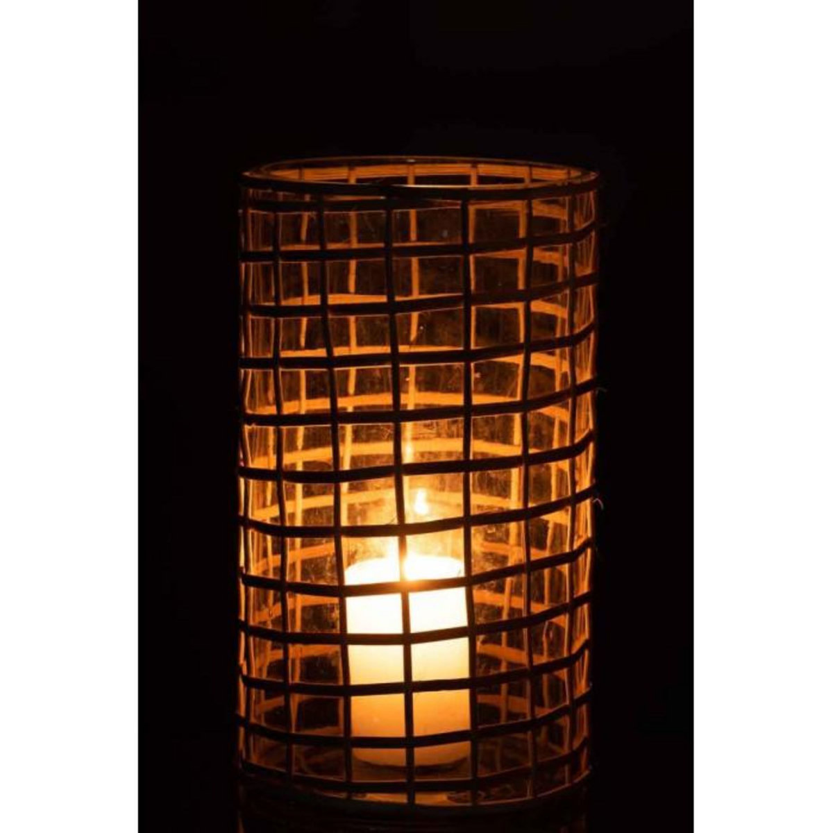 Paris Prix Photophore Design en Rotin  Lamina  25cm Naturel