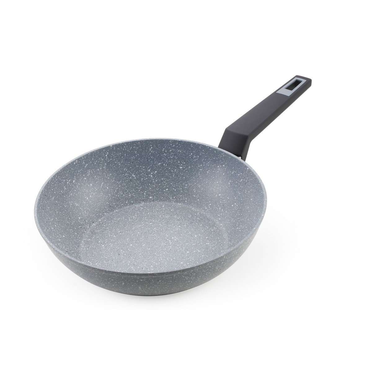 Arthur Martin Wok 28cm moucheté gris en aluminium forgé