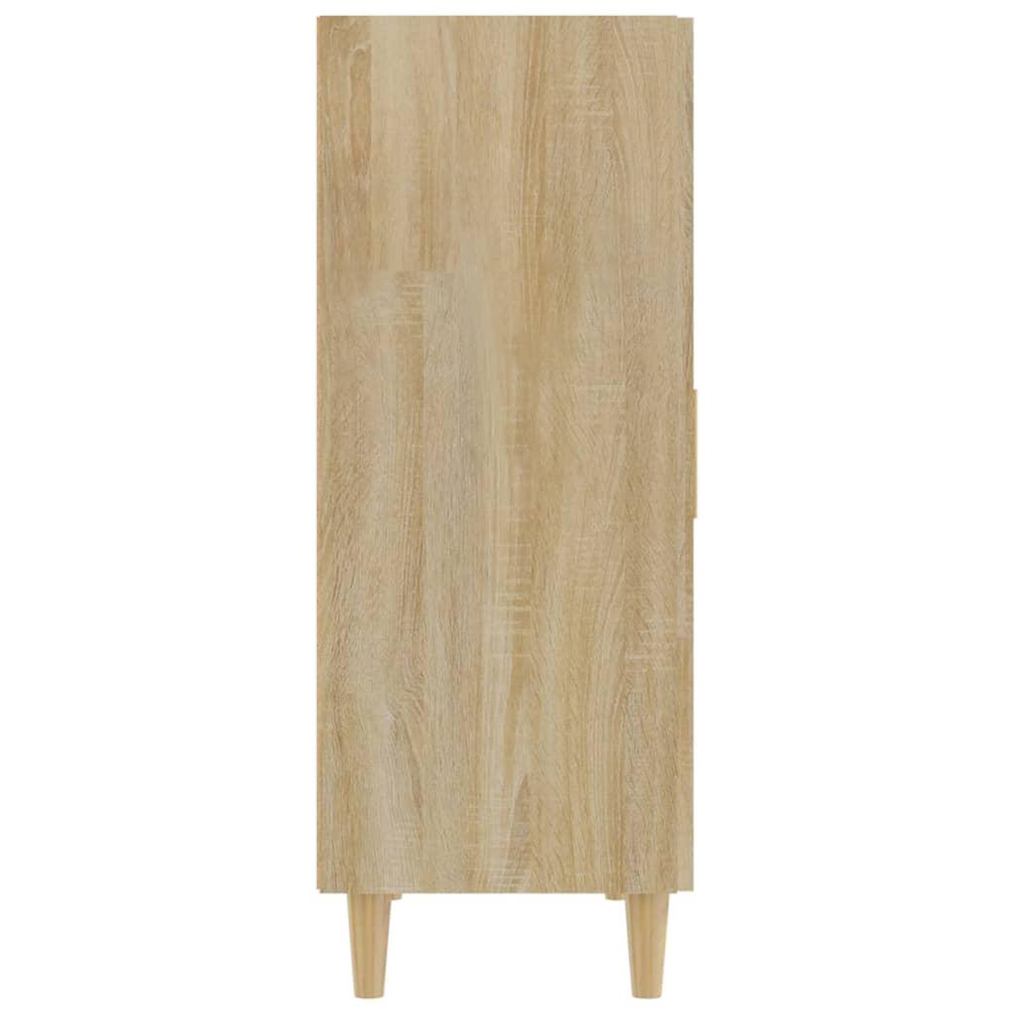 Voir la diapositive 4 : VIDAXL Buffet Chene sonoma 70x34x90 cm Bois d'ingenierie