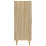 Voir la diapositive 4 : VIDAXL Buffet Chene sonoma 70x34x90 cm Bois d'ingenierie