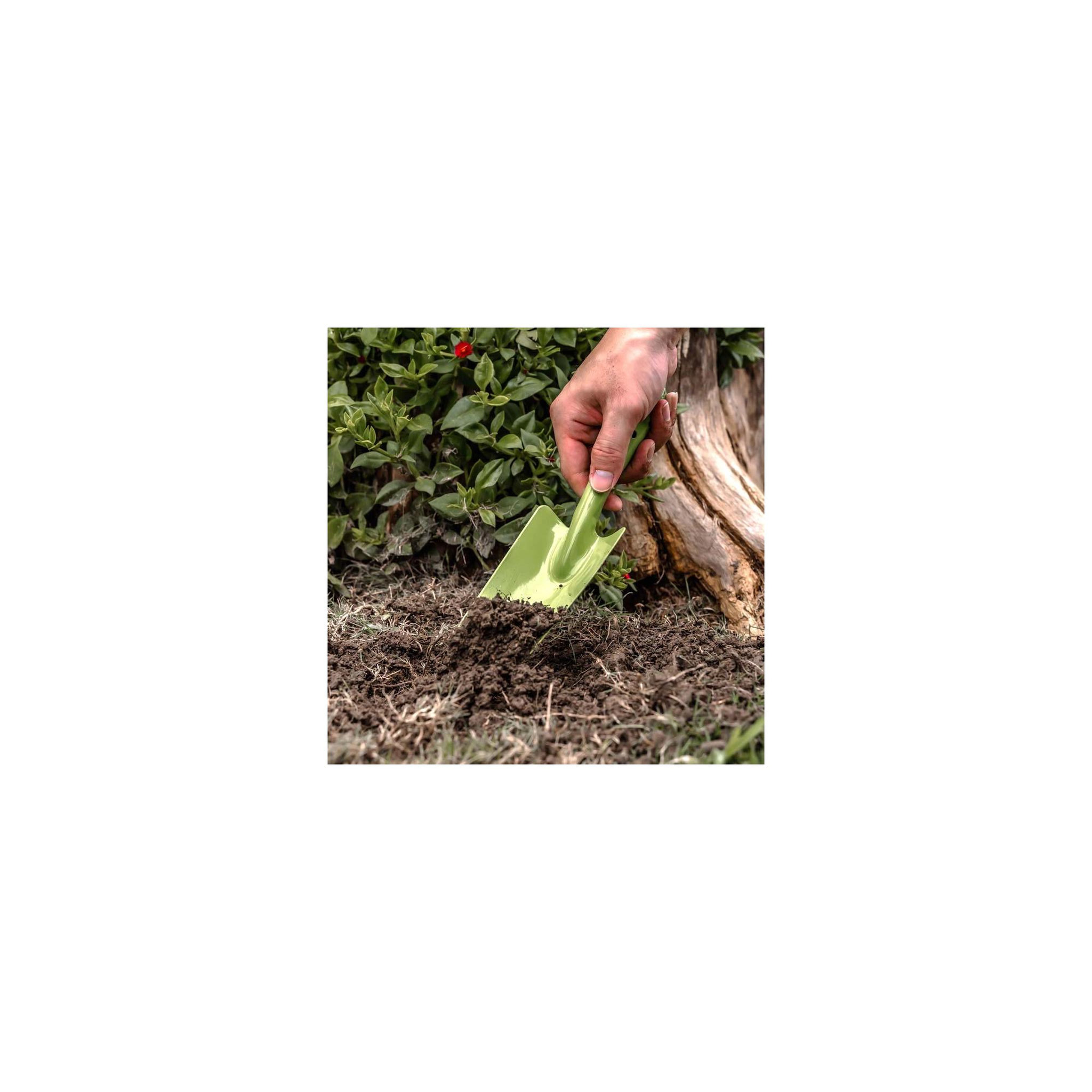 Voir la diapositive 2 : SUAN Transplantoir pour jardinage - suan - en acier - dimensions : 26 x 6 cm