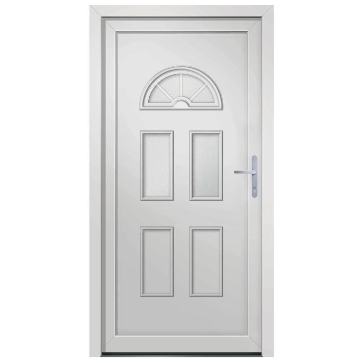 VIDAXL Porte d'entree Blanc 88x200 cm PVC