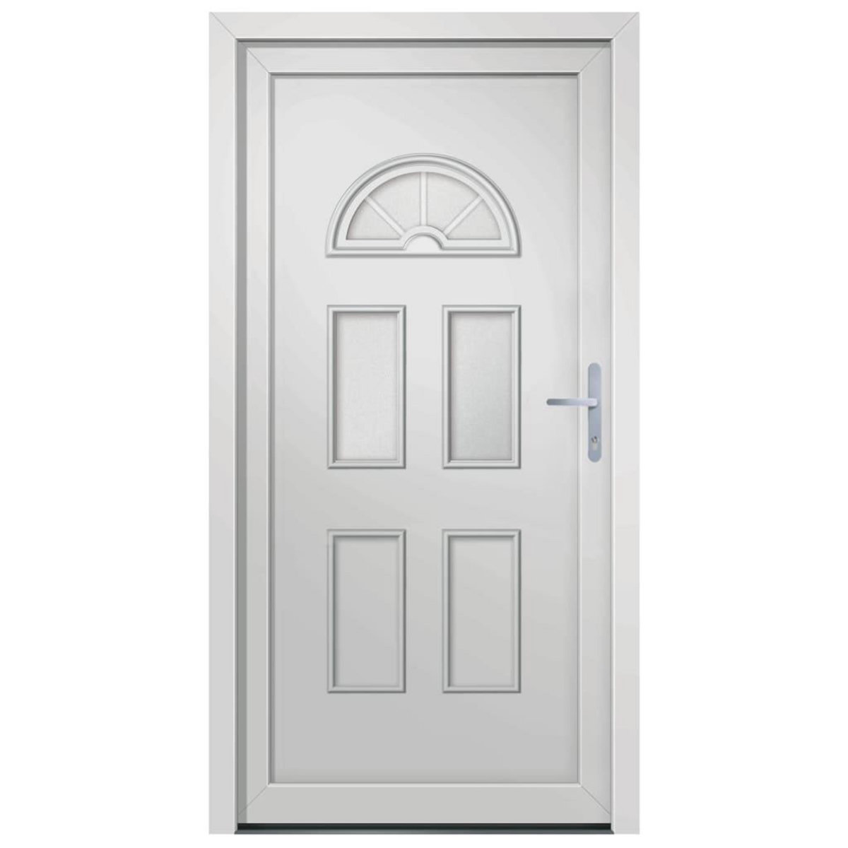 VIDAXL Porte d'entree Blanc 88x200 cm PVC