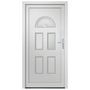 Voir la diapositive 3 : VIDAXL Porte d'entree Blanc 88x200 cm PVC