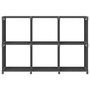 Voir la diapositive 2 : VIDAXL Etagere d'affichage 6 cubes Gris 103x30x72,5 cm Tissu