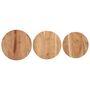 Voir la diapositive 5 : VIDAXL Tables d'appoint 3 pcs Bois d'acacia solide