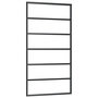 Voir la diapositive 5 : VIDAXL Porte coulissante kit de quincaillerie noir 102x205cm verre ESG