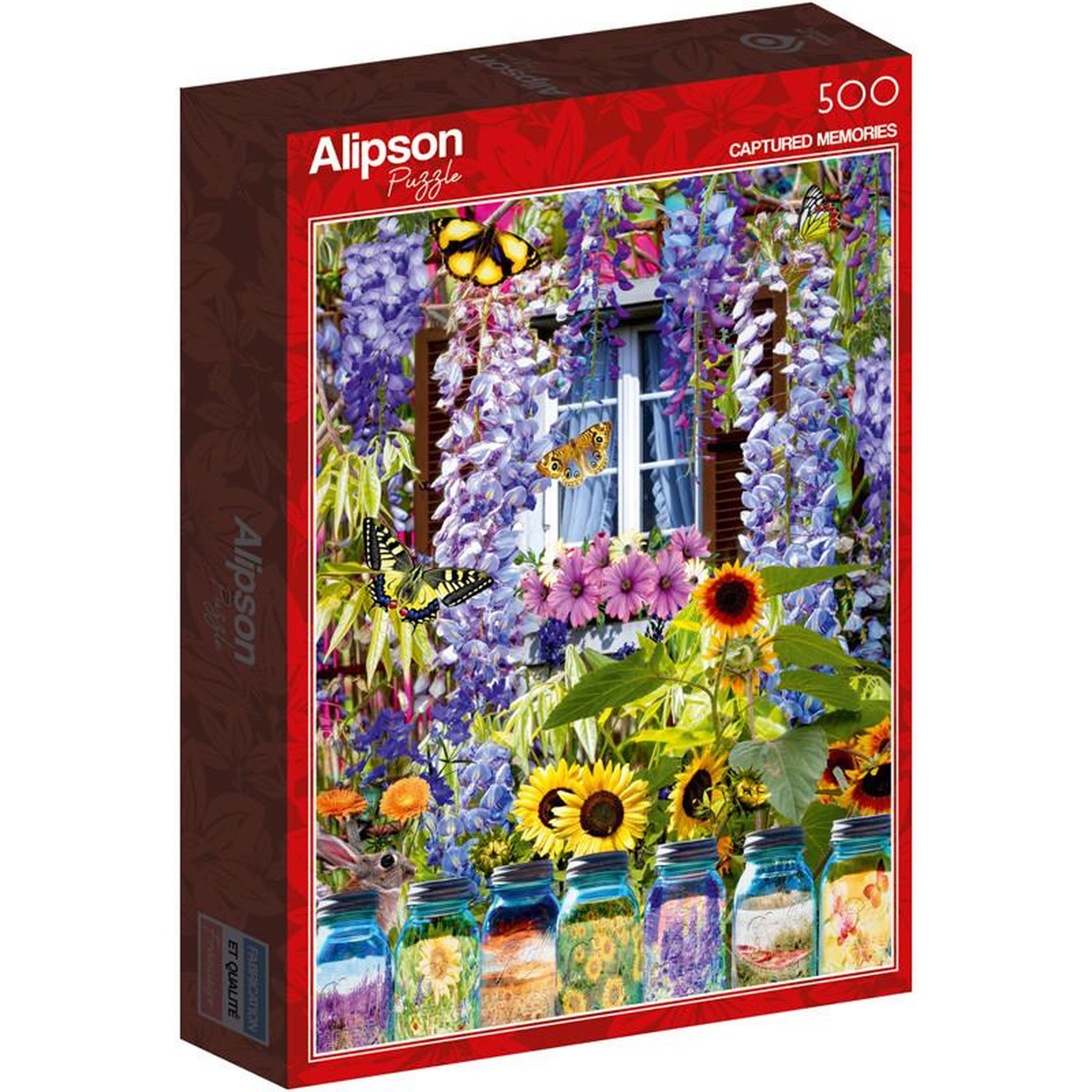 ALIZE Puzzle 500 pièces Maison fleurie – Jardin et nature – Adulte – Alizé