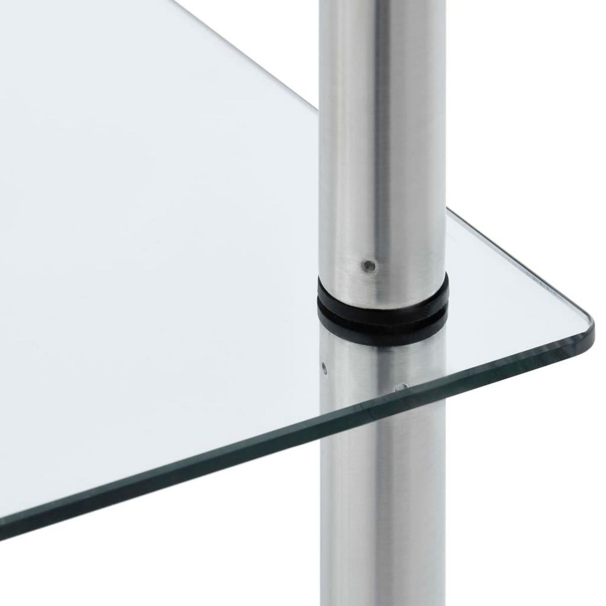 VIDAXL Etagere 6 niveaux Transparent 40x40x160 cm Verre trempe