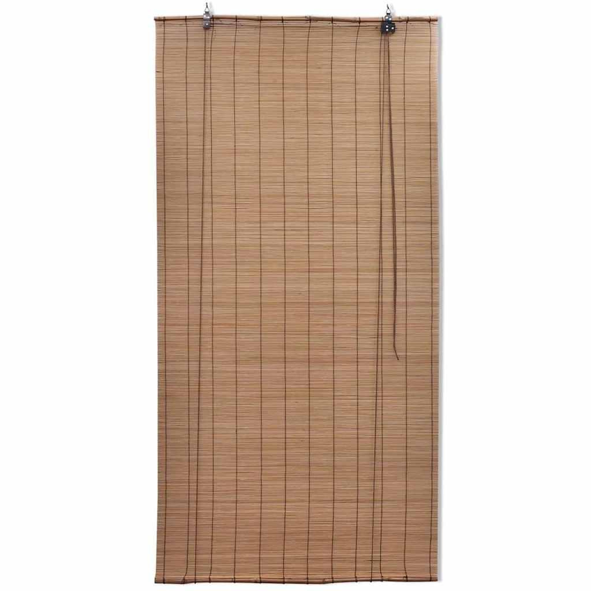 Voir la diapositive 2 : VIDAXL Stores roulants en bambou 2 pcs marron 120x220 cm