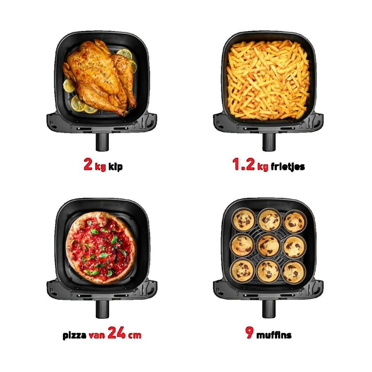 TEFAL Friteuse Tefal Easy Fry Mega 7,5 L à air chaud