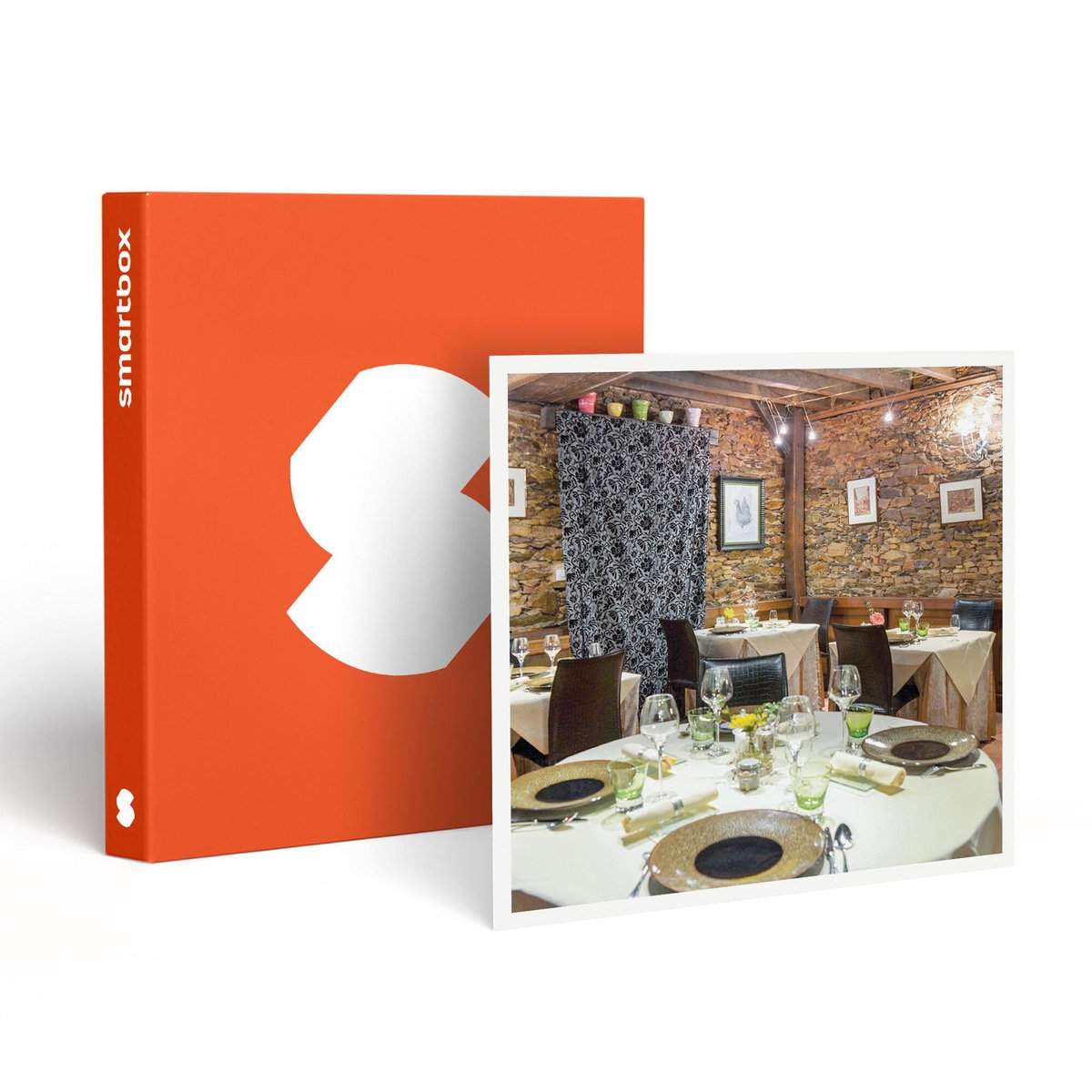 Smartbox Repas 5 plats avec accord mets et vins près d'Angers - Coffret Cadeau Gastronomie