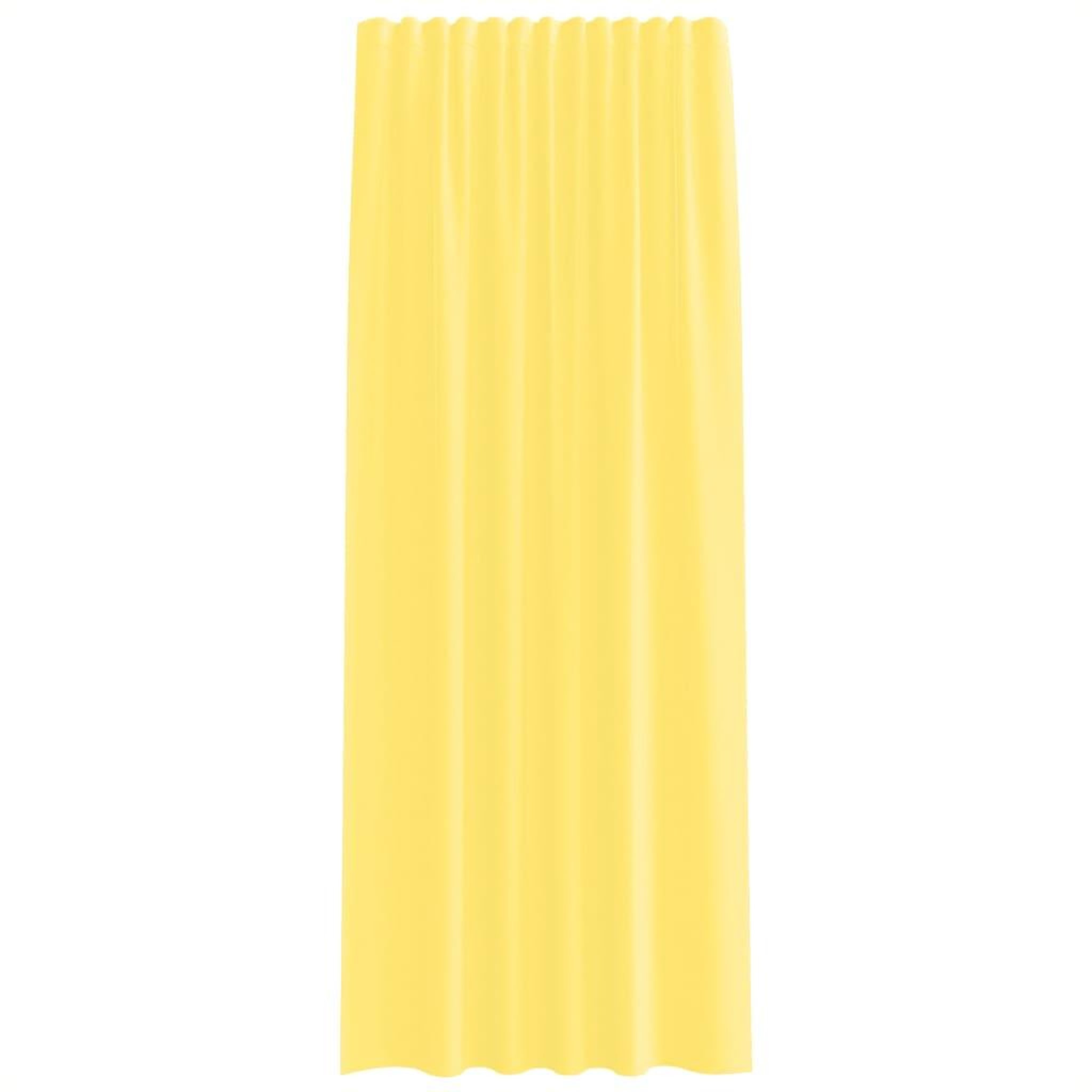 Voir la diapositive 4 : VIDAXL Rideaux en voile avec boucles 2 pcs jaune 140x245 cm