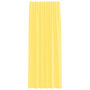 Voir la diapositive 4 : VIDAXL Rideaux en voile avec boucles 2 pcs jaune 140x245 cm