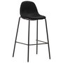 Voir la diapositive 4 : VIDAXL Ensemble de bar 5 pcs Tissu Noir