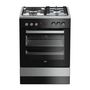 Voir la diapositive 1 : Beko Cuisinière mixte FSE63321DXCS