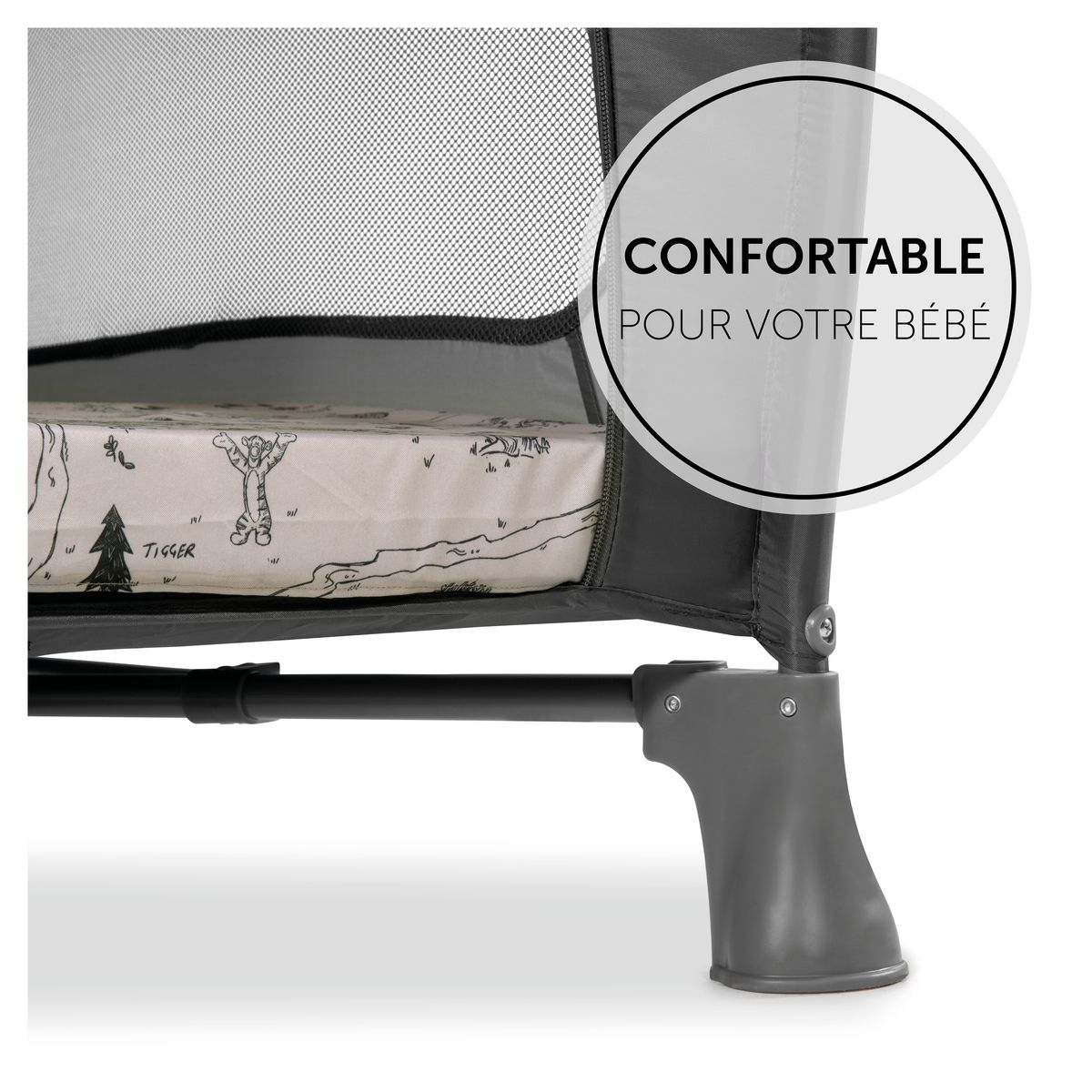 HAUCK Matelas pour lit parapluie Sleeper Winnie l'ourson Beige