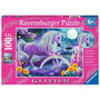 Voir la diapositive 2 : RAVENSBURGER Puzzle 100 pièces XXL Licorne scintillante – Ravensburger – Collection Paillettes – Enfant – Haute qualité