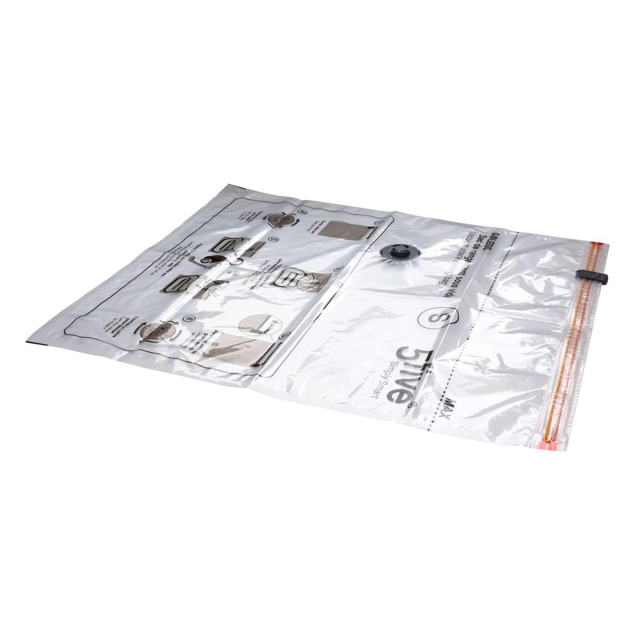 Voir la diapositive 3 : FIVE Housse de rangement sous-vide taille s