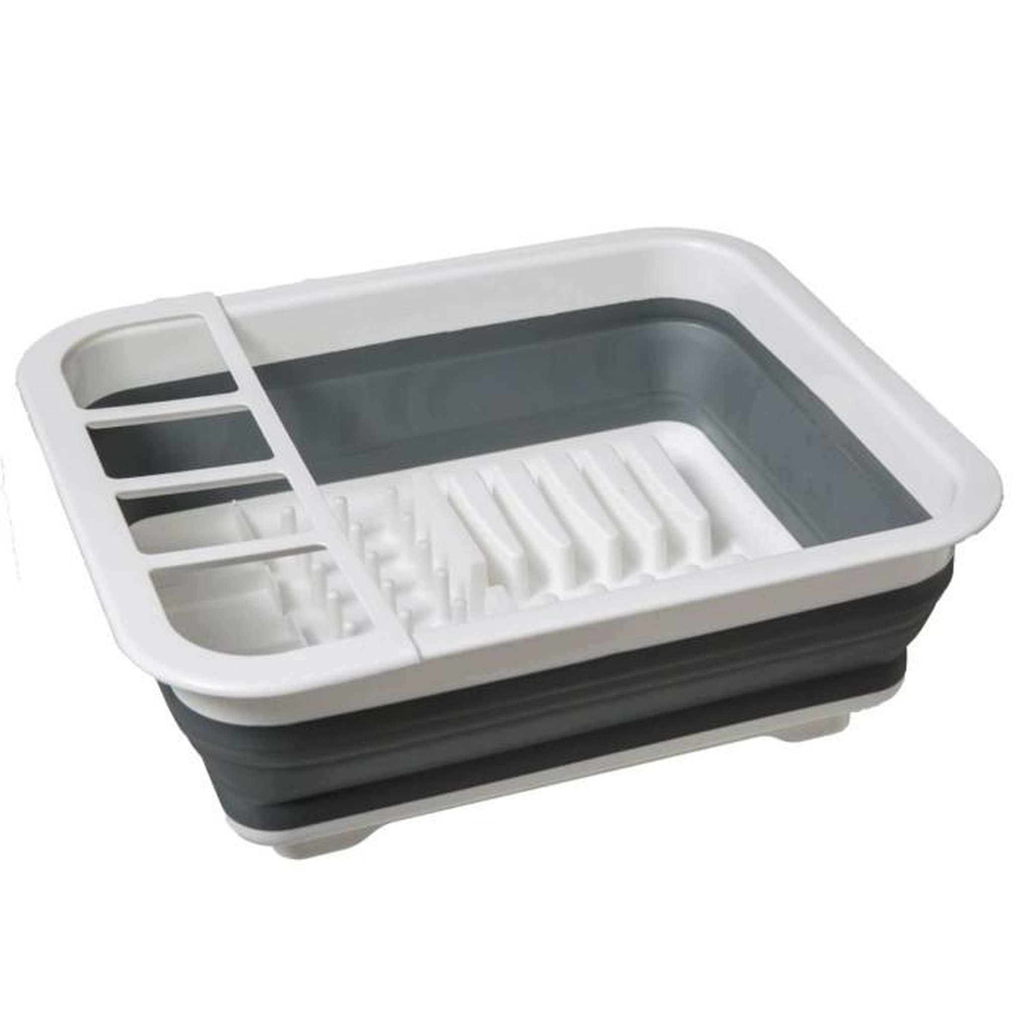 FIVE Égouttoir en Silicone  Rétractable  35cm Gris