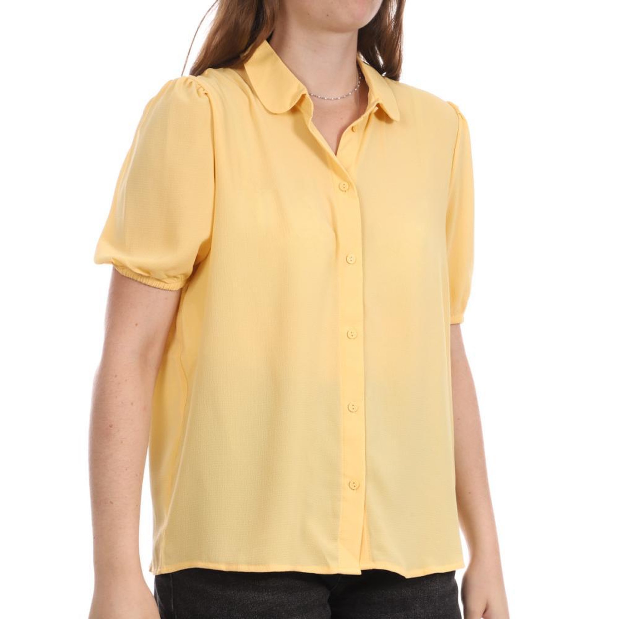 JACQUELINE DE YONG Chemise Jaune Femme JDY Piper Brooke. Coloris disponibles : Jaune